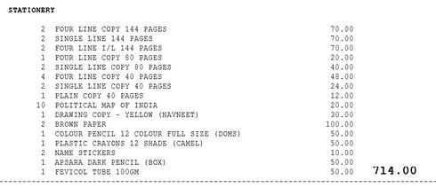 Oxford Public School : Stationary Set Class - 3