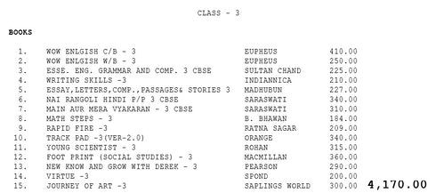 Oxford Public School : Book Set Class 3